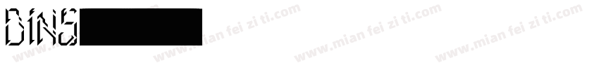 DINSchrift Regular 3字体转换